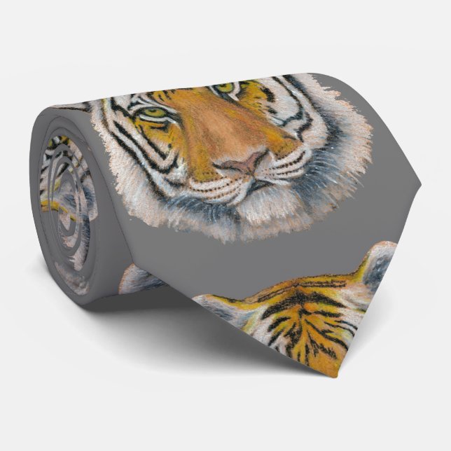 Tiger Neck Tie (Rolled)