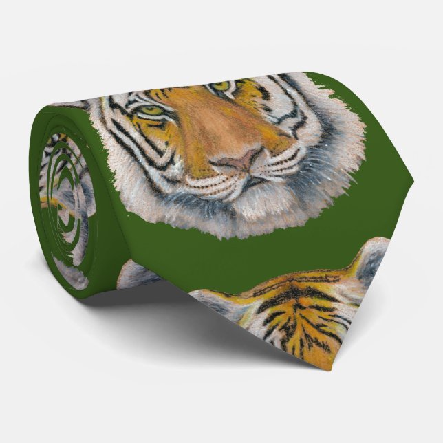 Tiger Neck Tie (Rolled)