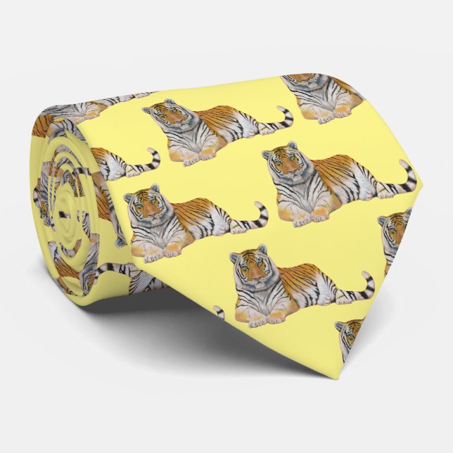Tiger Neck Tie (Rolled)