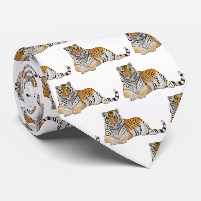 Tiger Neck Tie (Rolled)