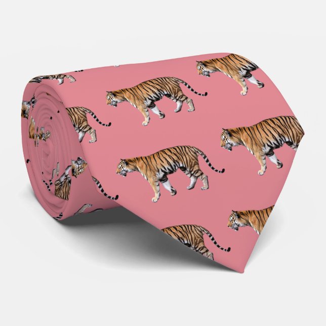 Tiger Neck Tie (Rolled)