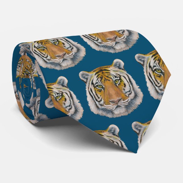 Tiger Neck Tie (Rolled)