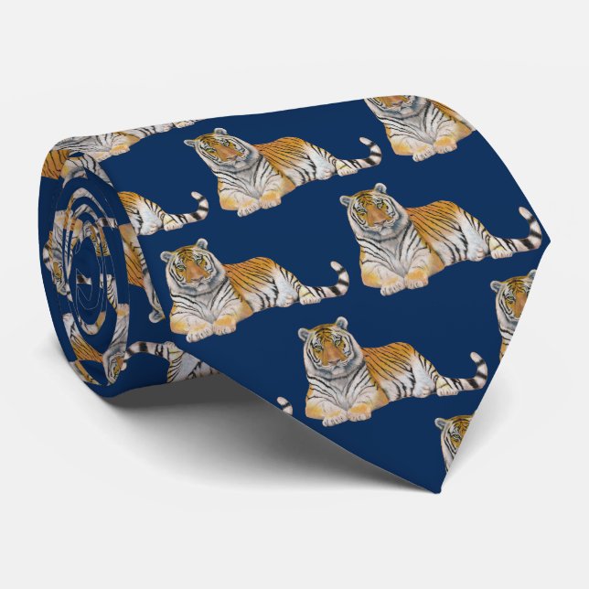 Tiger Neck Tie (Rolled)