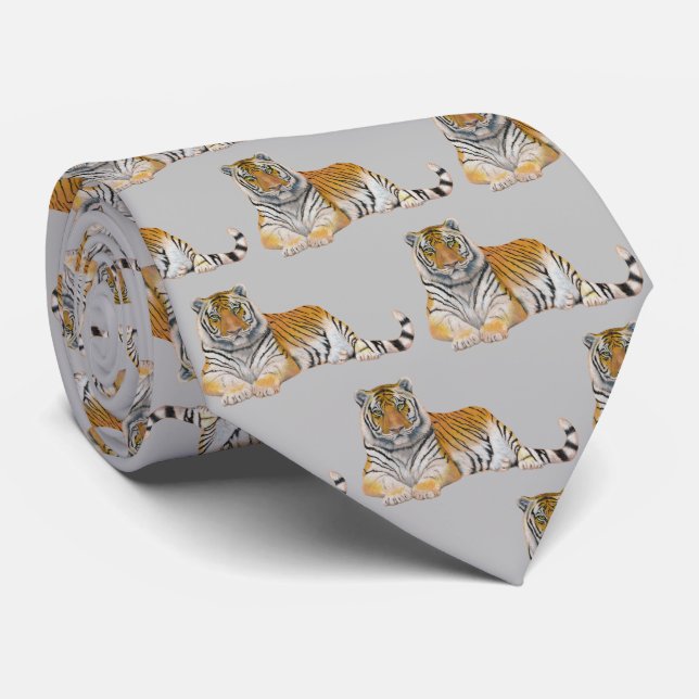 Tiger Neck Tie (Rolled)