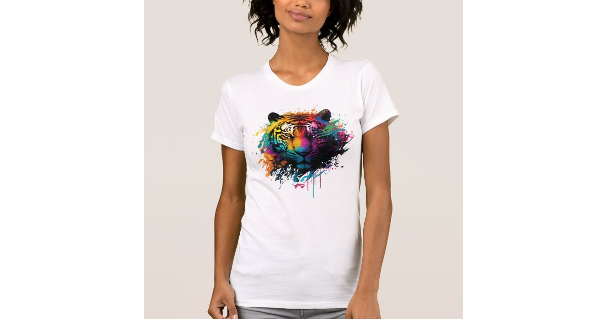 Tiger Graphic Tee Unisex T-shirt Tropical Jungle Tee Gifts 