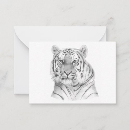 Tiger Note Card