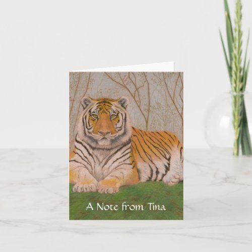 Tiger Note Card