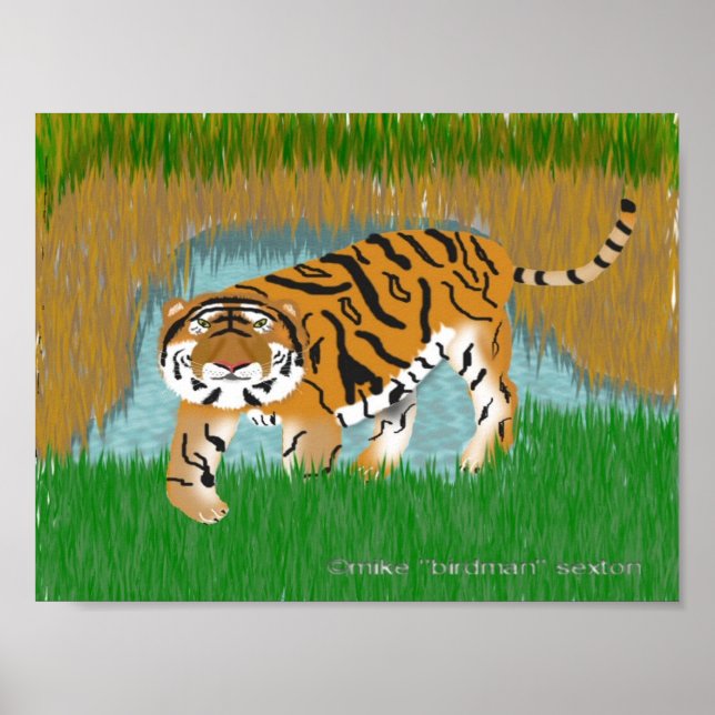 Tiger Oasis Poster (Front)