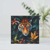 “Tiger of Mine” – Colourful Tiger Portrait (Standing Front)