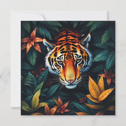 “Tiger of Mine” – Colourful Tiger Portrait (Front)
