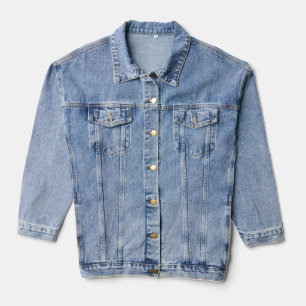 “Tiger of Mine” – Colourful Tiger Portrait Denim Jacket
