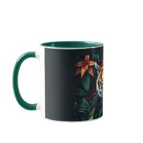 “Tiger of Mine” – Colourful Tiger Portrait Mug