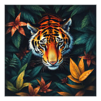 “Tiger of Mine” – Colourful Tiger Portrait