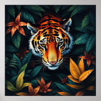 “Tiger of Mine” – Colourful Tiger Portrait
