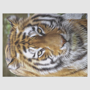 Tiger Oil Painting Tissue Paper