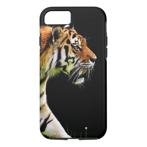 Tiger on Black iPhone 87 Case