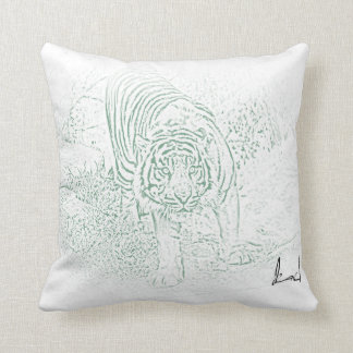Tiger on pillow