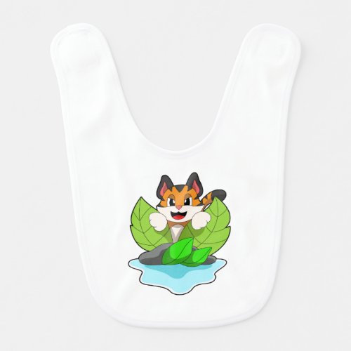 Tiger on the Hunt Baby Bib