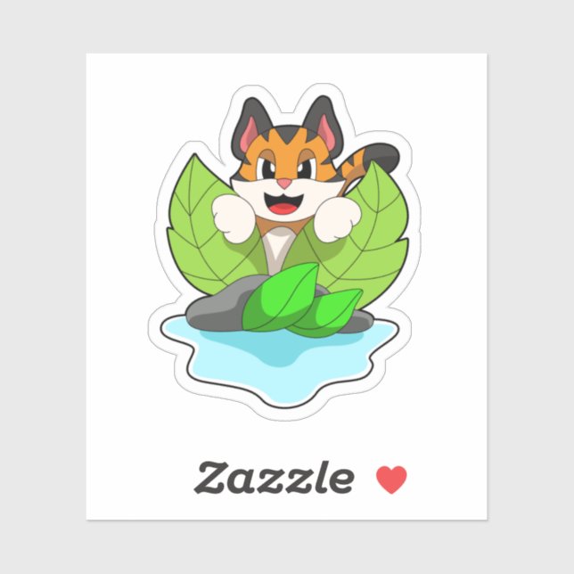 Tiger on the Hunt Sticker (Sheet)