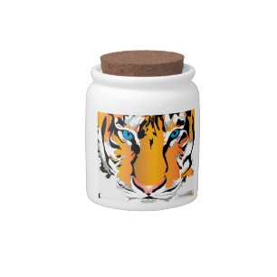TIGER-ORANGE CANDY JAR