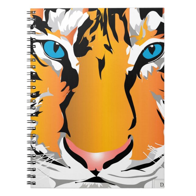 TIGER-ORANGE NOTEBOOK (Front)