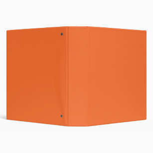 Tiger Orange Personalized Trend Color Background Binder