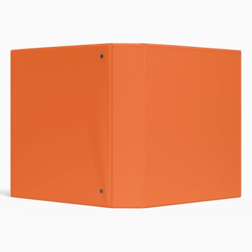 Tiger Orange Personalized Trend Color Background Binder