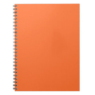 Tiger Orange Personalized Trend Color Background Notebook