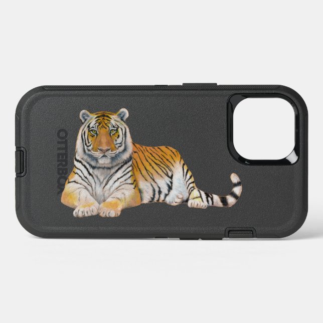 Tiger Otterbox iPhone Case (Back Horizontal)