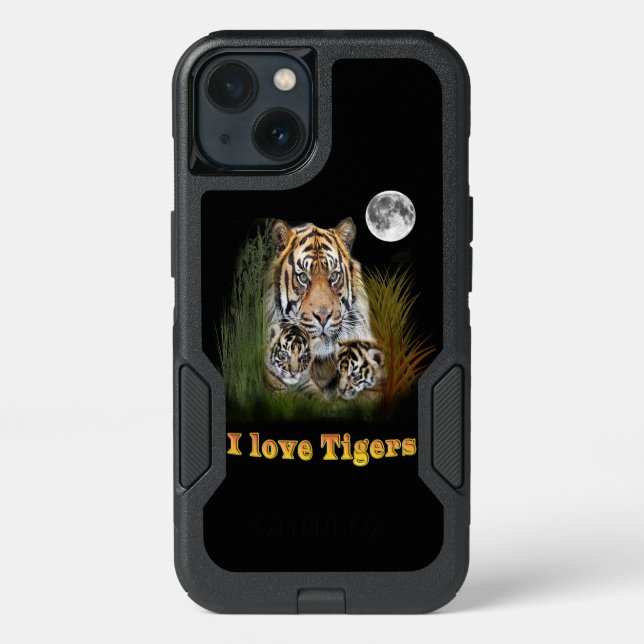 Tiger Otterbox iPhone Case (Back)