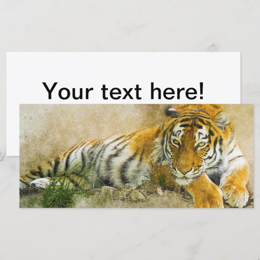 Tiger painting (Front/Back)