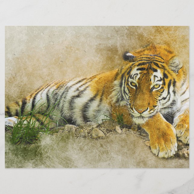 Tiger painting flyer (Front)