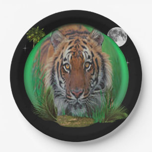 Tiger Paper Plates