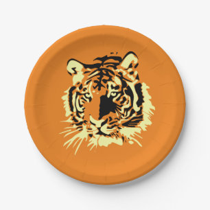 Tiger Paper Plates