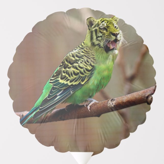 Tiger Parakeet Balloon (Front)