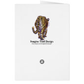 Tiger Party Center Cards (Back)