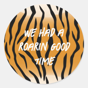Tiger Party Sticker