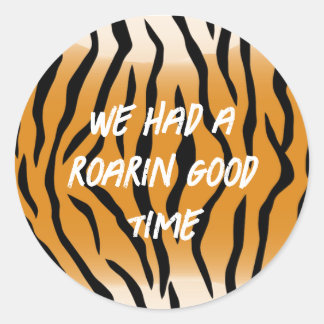 Tiger Party Sticker