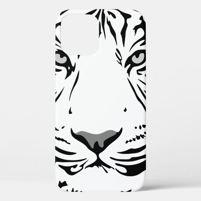 Tiger pattern animal design flat Case-Mate iPhone case (Back)