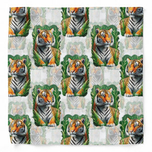 Tiger Pattern Design Bandana