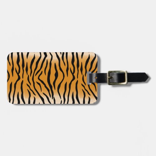 Tiger Pattern Design Luggage Tag