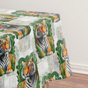 Tiger Pattern Design Tablecloth