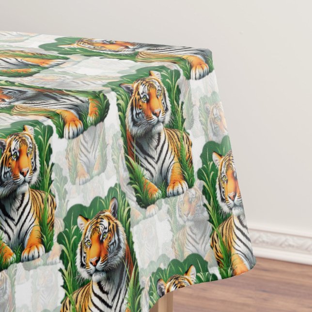 Tiger Pattern Design  Tablecloth (Creator Uploaded)