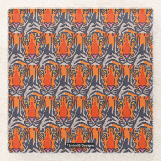 Tiger (pattern) - Glass Coaster