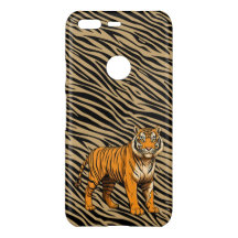 Tiger Pattern in Light Brown with Tiger 
