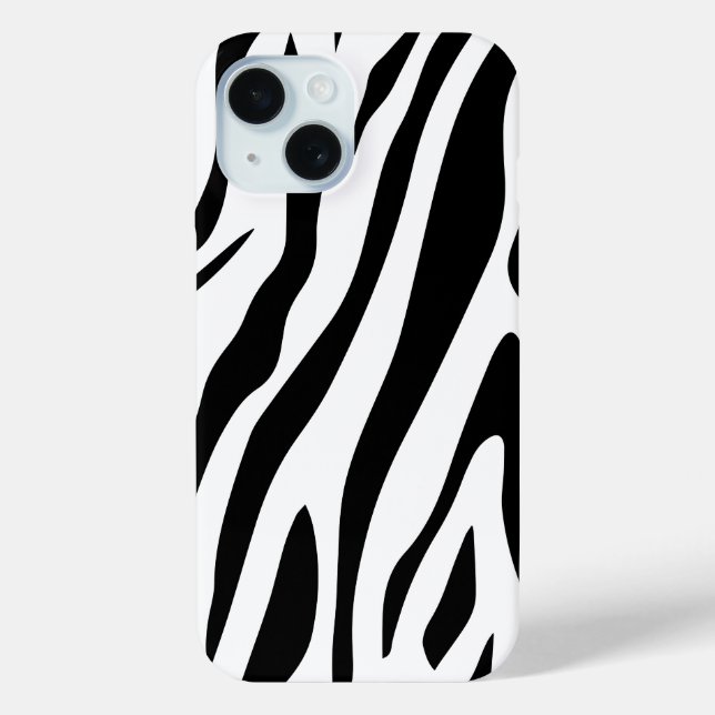 Tiger Pattern in Vector Case-Mate iPhone Case (Back)