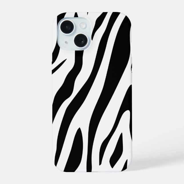 Tiger Pattern in Vector Iphone Case (Back)