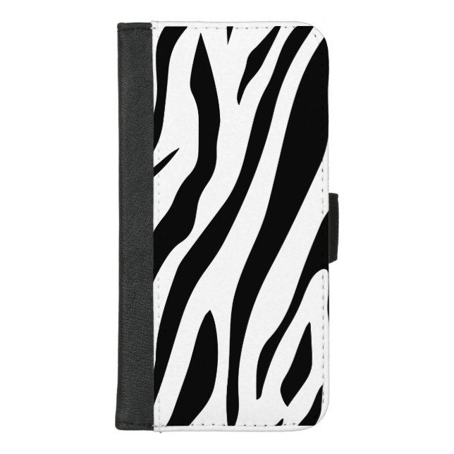 Tiger Pattern in Vector iPhone Wallet Case (Front)