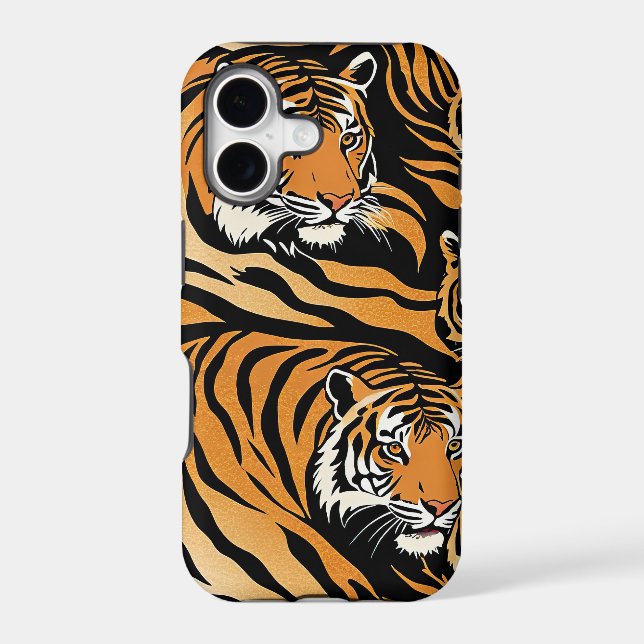Tiger Pattern Iphone Case (Back)