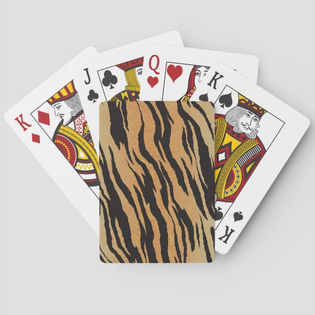 Tiger Pattern Poker Cards (Back)